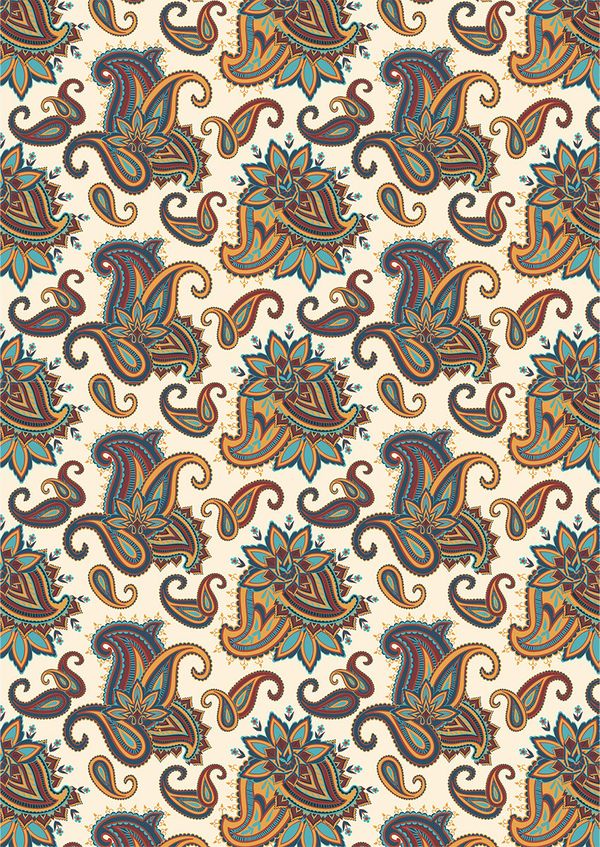 Ткань для пэчворка Peppy Сказочный восток, рулон 112 см / 5 метров, СВ-07 белый, Peppy