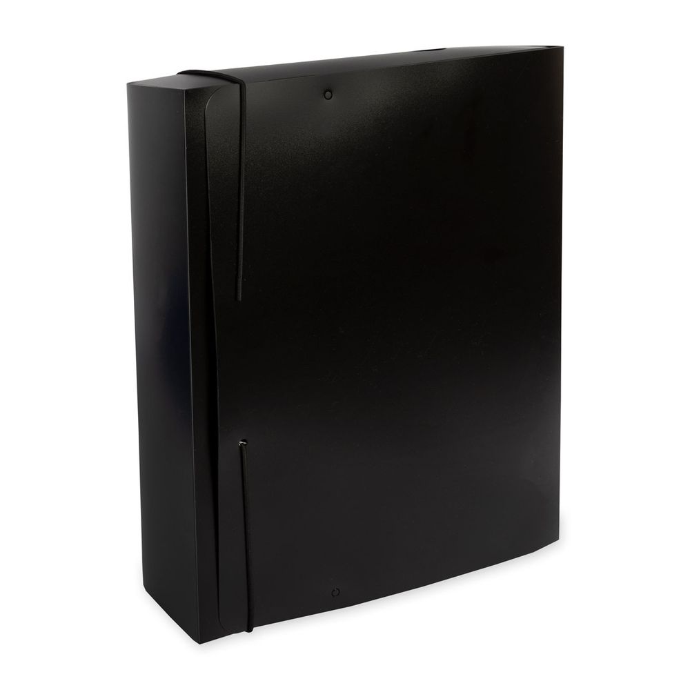 Короб архивный пластиковый 75 мм, 20 шт, Classic A4, черный EC2124121, Expert Complete