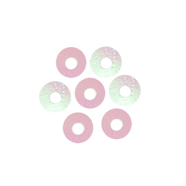 Пайетки плоские 3 мм, упак. 10 гр, Астра, 119 розовый прозрачный с эффектом AB, уп.10 шт