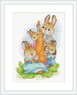 Набор для вышивания нитками МП Студия М-766, На пикнике, 20х14 см