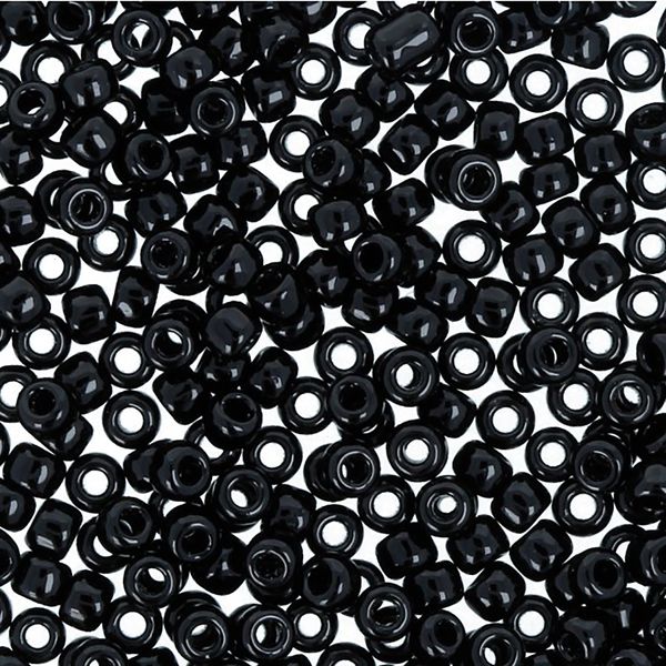 Бисер Toho 11/0 круглый (2.2 мм), 25 г (5х5 г), 0049 черный