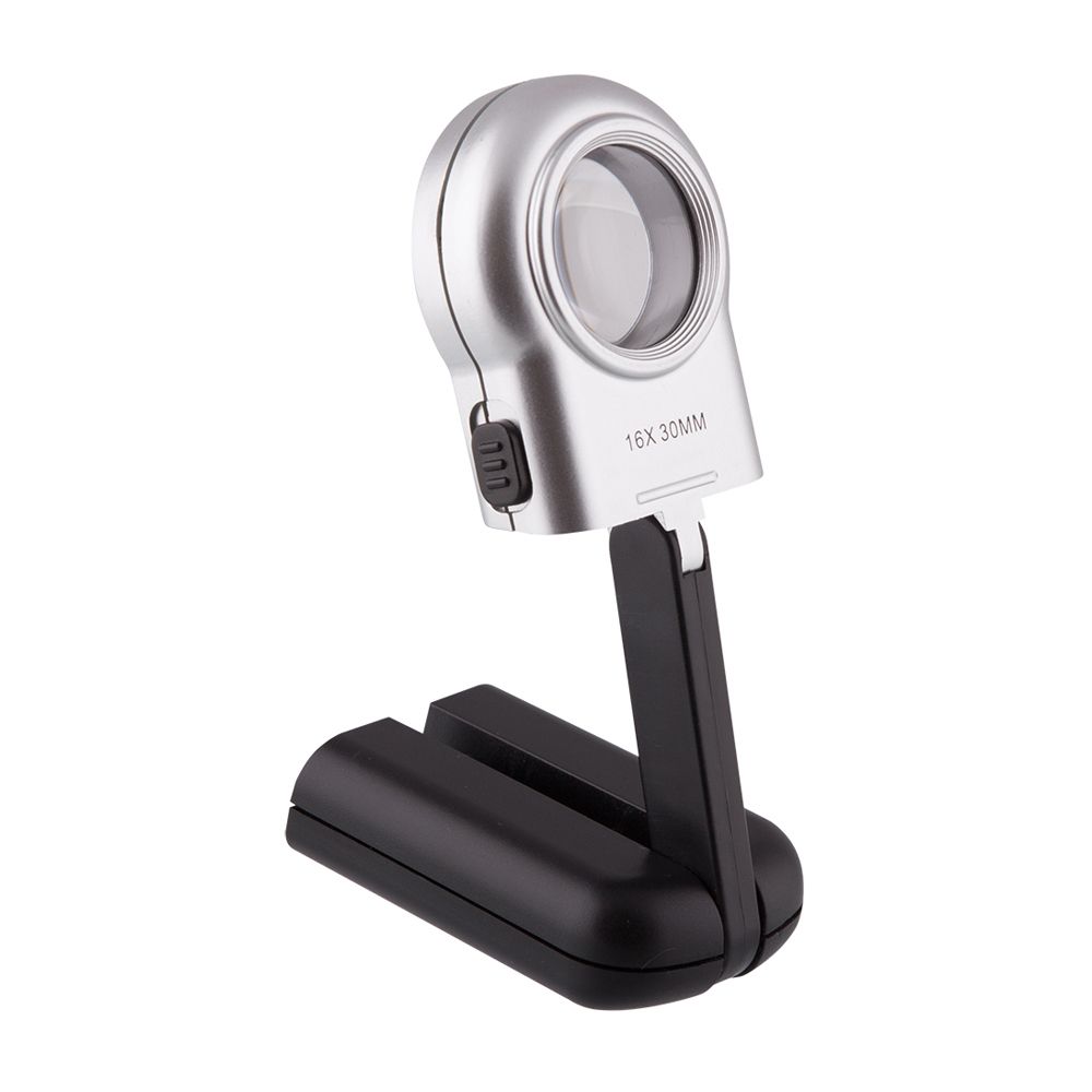 Лупа складная с подсветкой ⌀3 см (ув.х16), Ferstel FR-03