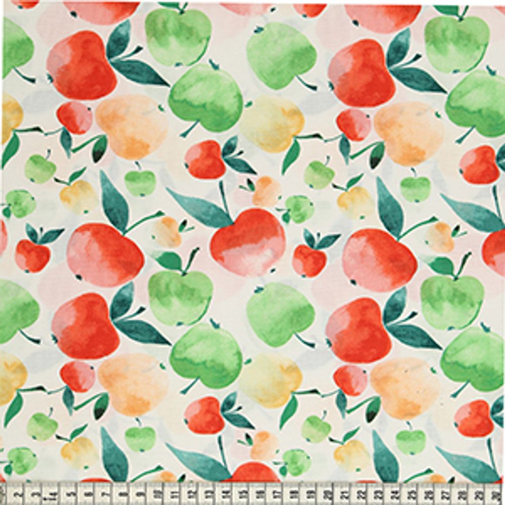 Ткань для пэчворка ламинированная MEZfabrics Tutti Frutti, ширина 136-138 см, MEZ, L131472 (03001), 5 метров
