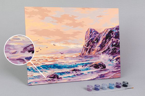Картина по номерам Фрея PNB/PM-215, Море на закате, 40х30 см