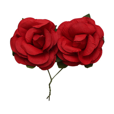 Цветы искусственные декоративные 4,3х2см, 6 шт, Астра, E20 красный