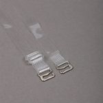 Набор бретелей для бюстгальтера 10 мм, TBY.0T105 цв.прозрачный матовый, глянцевый уп 4 пары