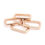 Рамка прямоугольная металл 20 мм /26х17 мм/ золото цв.02, ГУ12749, 4 шт