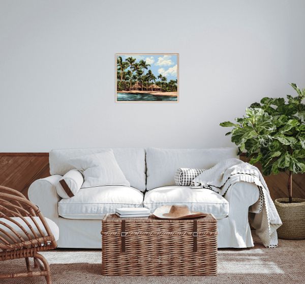 Картина по номерам Фрея PNB/PM-219, Хижины в тропиках, 40х30 см