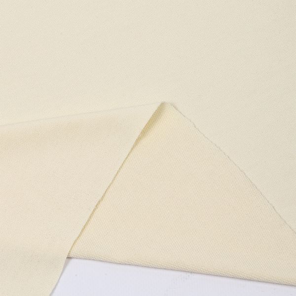 Футер 2-нитка петля поливискоза стрейч 220 г/м², 160 см / 3 метра, ФУТ2Х.TBY.ПЭ-ВИС.S801.3, цв.S801 молочный