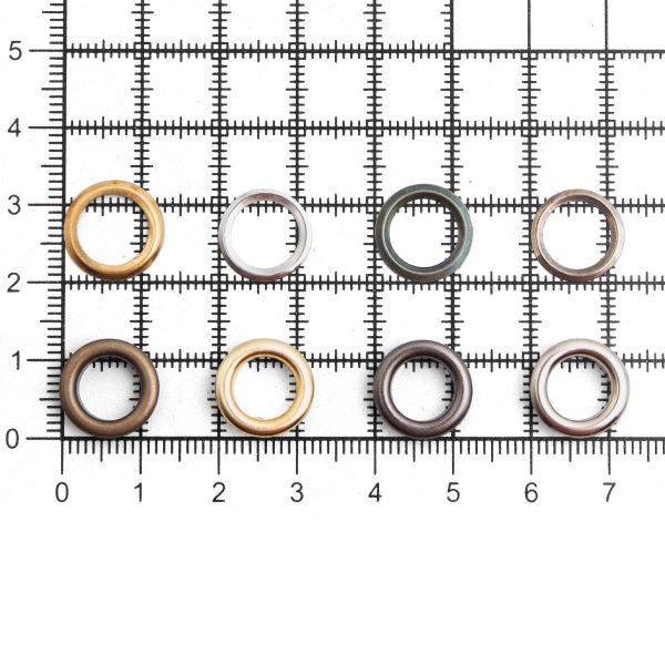 Люверсы с инструм. для устан., 60 компл., ⌀8 мм, мультиколор Hobby&Pro, 100394