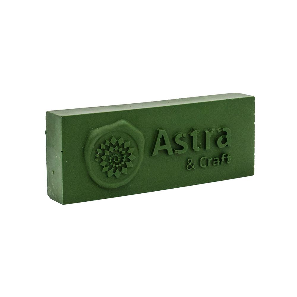 Сургуч в плитке зеленый 200г Astra&amp;Craft /TOS/
