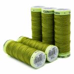 Нитки отделочные Gutermann Top Stitch, 30м, 582 зеленая горчица, 5 катушек