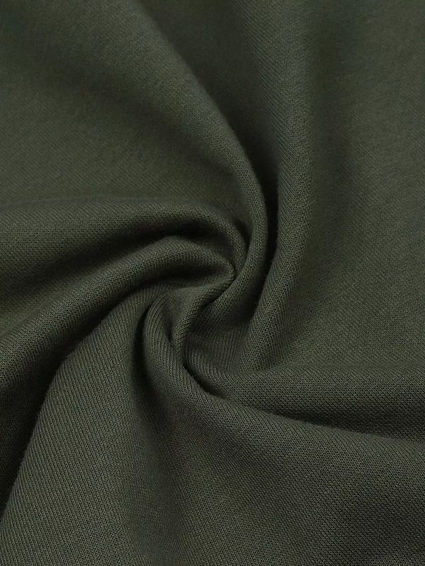 Футер 2-нитка петля поликоттон стрейч 220 г/м², 160 см / 3 метра, ФУТ2Х.TBY.ХЛ-ПЭ.S096.3, цв.S096 хаки