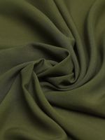 Штапель 110 г/м², 145 см / 2 метра, TBY-Vi-30-28.2, цв.28 т.оливковый