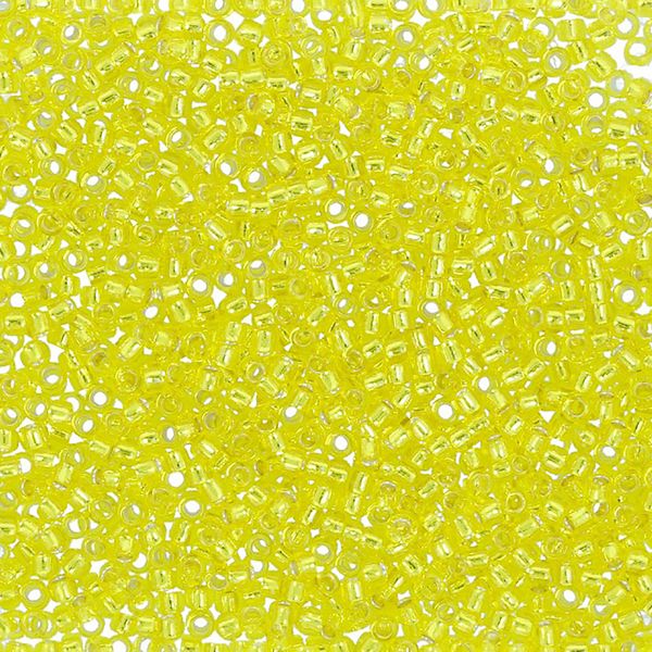 Бисер Toho 15/0 круглый (1.5 мм), 25 г (5х5 г), 0032 лимонный