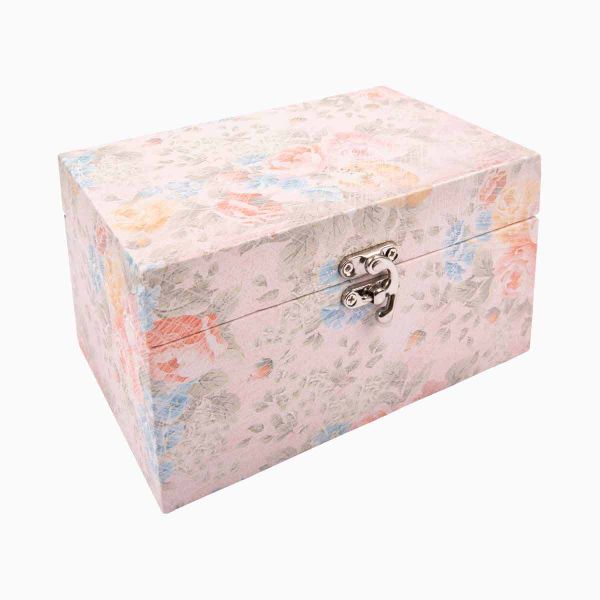 Шкатулка декоративная Сундучок 18х12х10 см, 014 Нежные розы, Gamma DBK-010