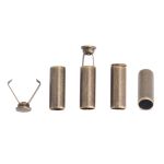 Наконечник для шнура металл 20,7х7 мм, металл, бронза, 6660-0073, 20 шт