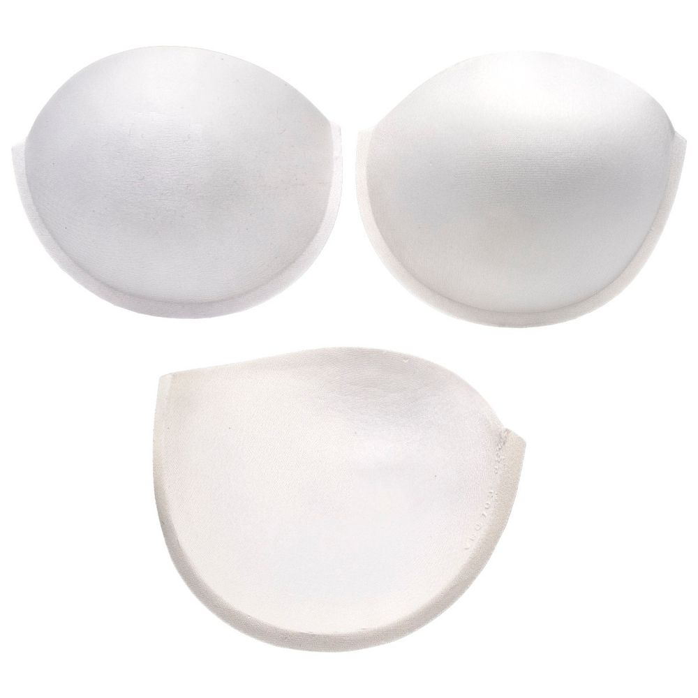 Бельевые чашечки для бюстгальтера с равном. наполн., разм.38, 10 пар, 01-белый, 3813