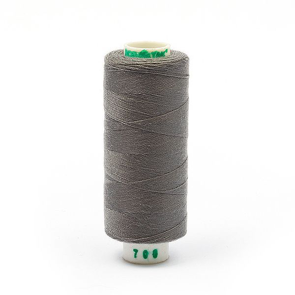 Нитки швейные бытовые Dor Tak 40/2, 366 м / 10 кат., 700 серый