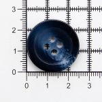 Пуговицы 4 прокола мужская костюмные 543294/4 40 (5422 синий/глянц.), 24 шт