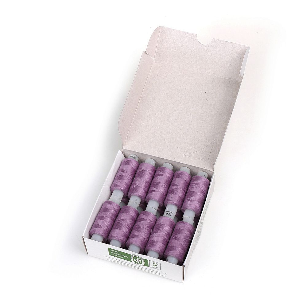 Нитки армированные ПНК им.Кирова 45ЛЛ, бытовые, 200 м / 20 кат., 1702 св.сиреневый