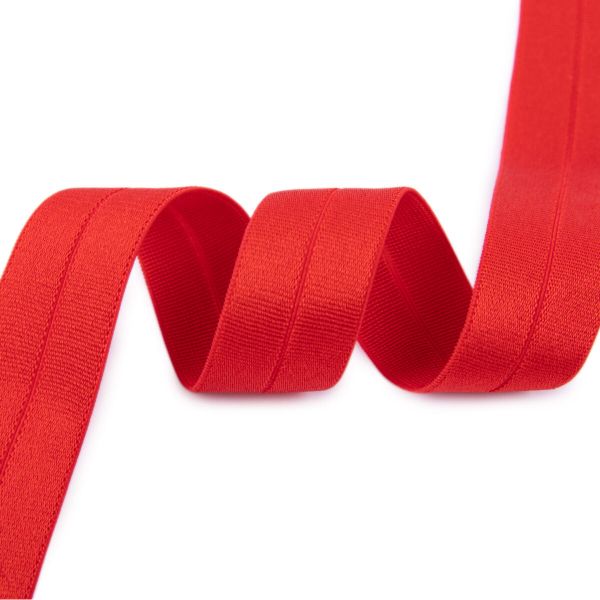 Резинка бельевая (окантовочная) блестящая 14.0 мм / 25 метров, 026 красный, Torioni GET-153PT
