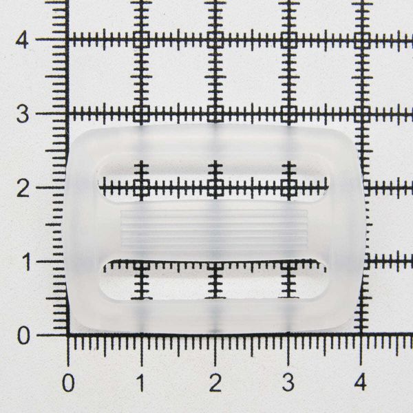 Пряжка, ПП, прозрачный, 30 мм, 100 шт