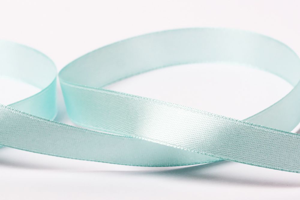 Лента атласная 1-сторонняя 12.0 мм / 33±2 метра, 010 мятный, Gamma