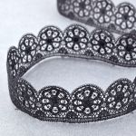 Кружево гипюр 41 мм, черный, 14.5 метров, IEMESA /TOS/