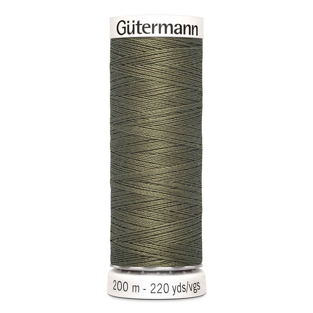 Нитки универсальные Gutermann Sew-all 100 (200 метров), 5 кат. | 825 золотисто-оливковый