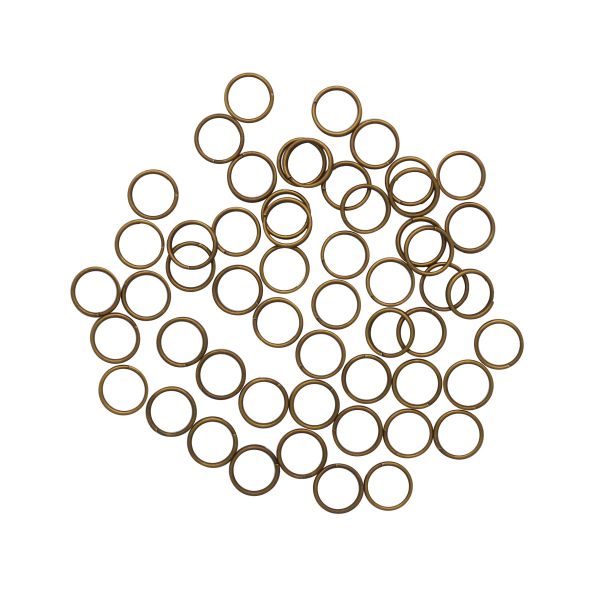 Кольцо соединительное двойное, 8 мм, 50 шт в упак, Астра, Латунь