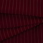 Габардин кач-во Фухуа 180 г/м², 150 см / 3 метра, в полоску, TBY.Gbf.st.24102.1.3.3, цв.03 бордовый