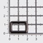 Рамка прямоугольная металл 15 мм /21х14 мм/ чер.никель, ГУ12749, 4 шт