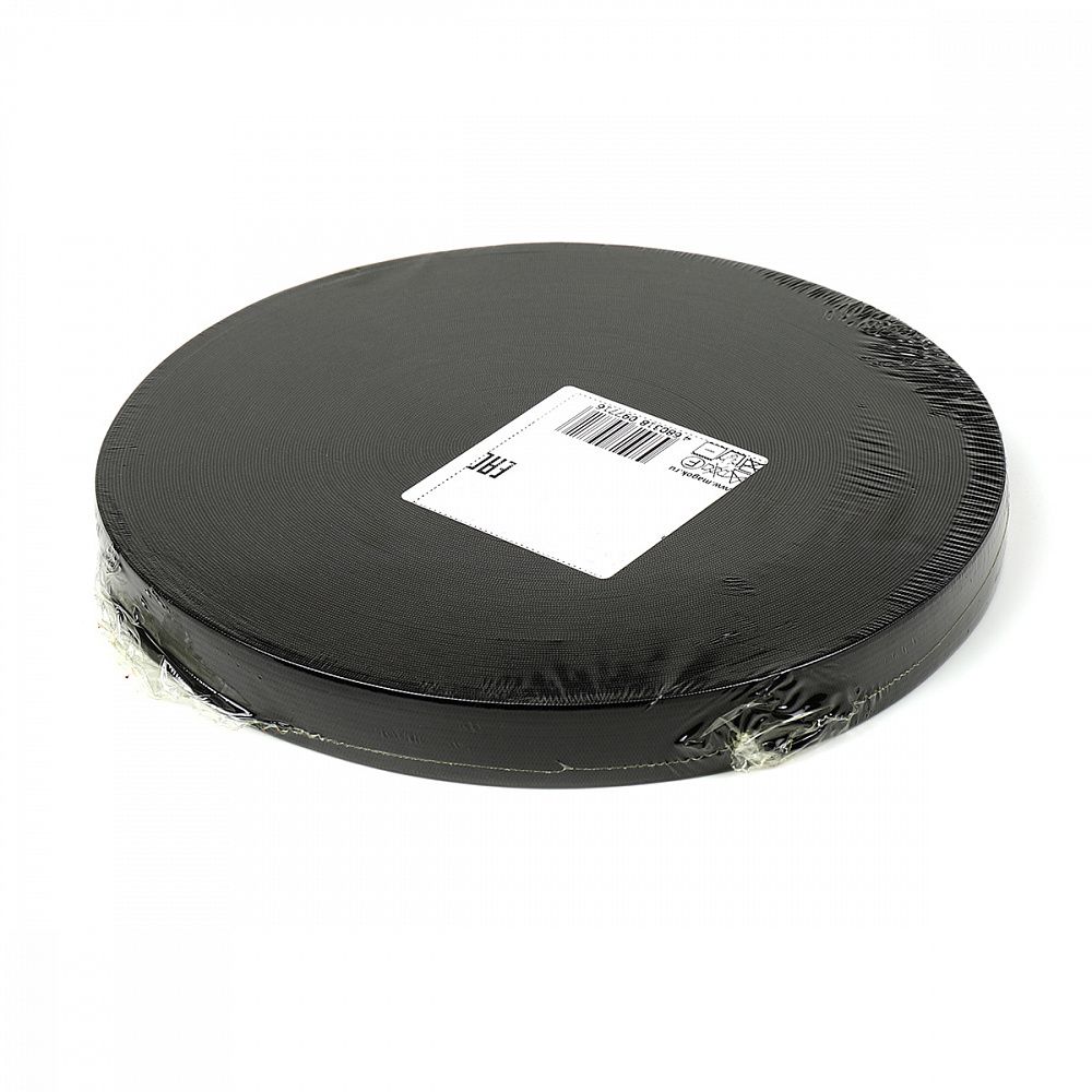 Резинка вязаная 25.0 мм / 40 метров, стандартная 3.9-4.3 г/п.м., черный