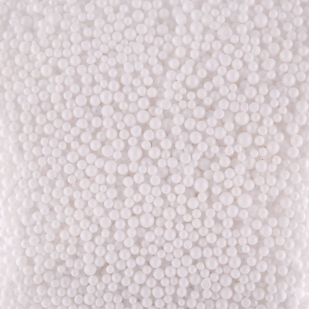 Наполнитель для игрушек POL-1, ⌀2-4 мм, 30 г. пенополистироловый, HobbyBe POL-1