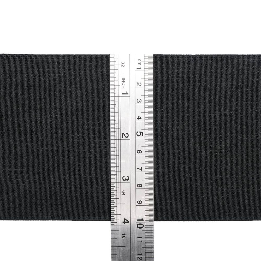 Резинка башмачная широкая 100.0 мм / 25 метров, черный