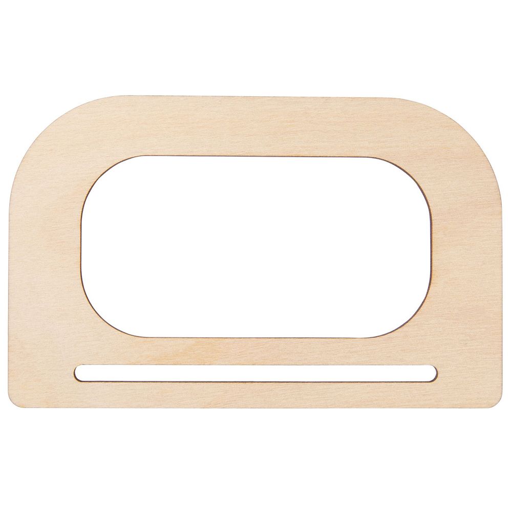 Заготовка из фанеры Ручка для сумки 0.4 см, 2 шт, прямоугольная, Mr.Carving, БА-61