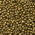 Бисер Astra&Craft 11/0 (2.1 мм), 200 г (10х20 г), цв. М913 св. оливковый/непрозрачный, матовый