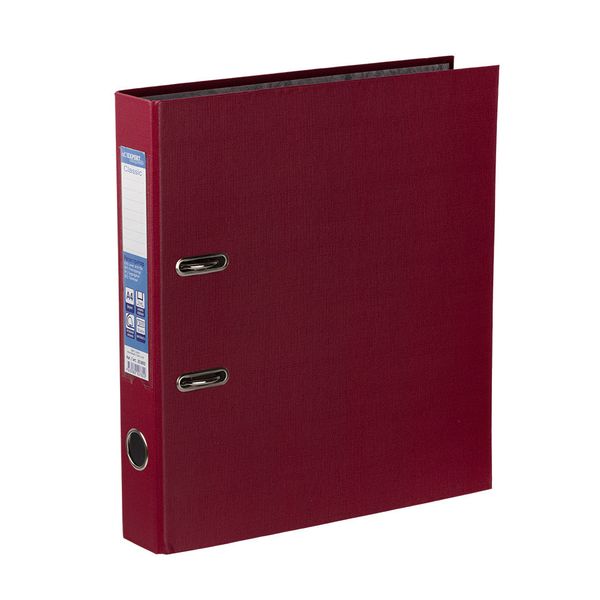 Регистратор PVC 50 мм, 50 шт, Classic A4 арочный механ. (разб.), вишневый 2518092, Expert Complete