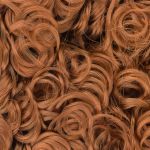 Волосы для кукол и игрушек (кудрявые) 70 г, 3 шт, каштановый, HobbyBe HAR-1