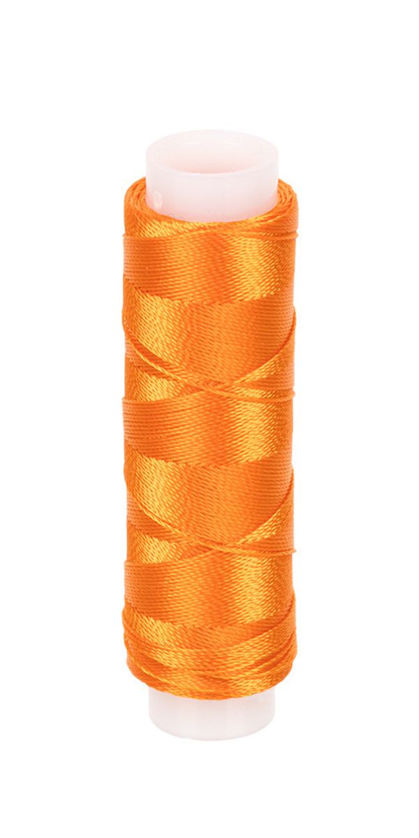 Нитки лавсан 45ЛВП 100% полиэфир 200 м, 13 шт, 129 оранжевый