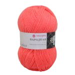 Пряжа Пехорка Народная / уп.5 мот. по 100 г, 220 м, 351-Св.коралл