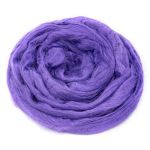 Шерсть для валяния вискоза Троицкая, 1х50 г (19-20 мкр), 346 темная сирень