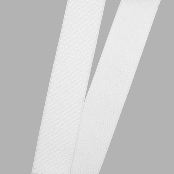 Резинка для подтяжек (помочная) 40.0 мм / 4±0.5 метра, 25.2 г/м, 501 белый, 6123-9344