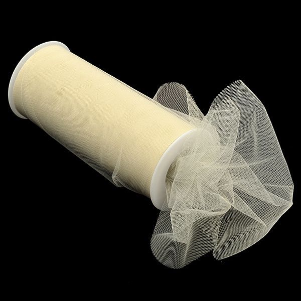 Фатин на шпульке средней жесткости 150 мм / 22.86 метра, TBY.MS.200.29, цв.29 бежевый