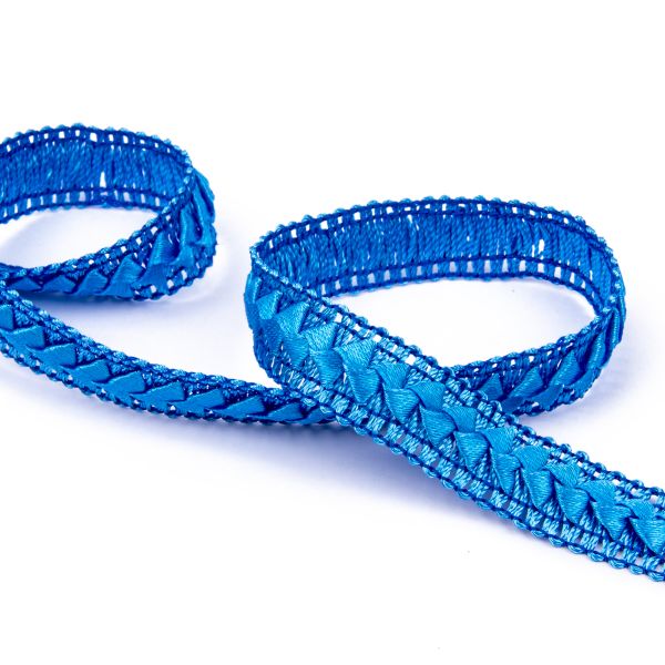 Тесьма декоративная Gamma Самбоса GSL-101 20 мм, 33 м, 249 синий