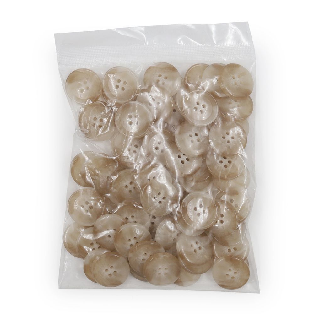 Пуговицы 4 прокола 36L (col.C (св.бежевый)), 72 шт