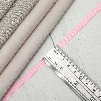 Лента репсовая (в рубчик) 6.0 мм, 18.28м (аналог 7702719) (011 розовый)