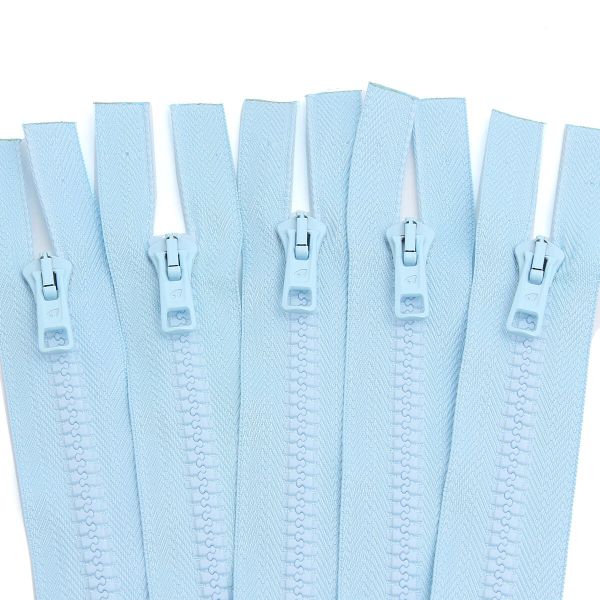 Молния трактор Arta Т6 (6 мм) 1 зам., разъем., 85 см, цв. 104 голубой, уп.5 шт