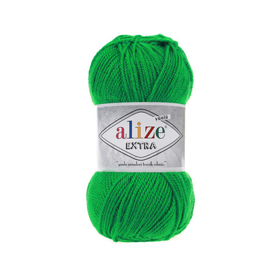 Пряжа Alize (Ализе) Extra / уп.5 мот. по 100 г, 220м, 328 трава A